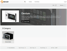 Tablet Screenshot of devium.dozuki.com